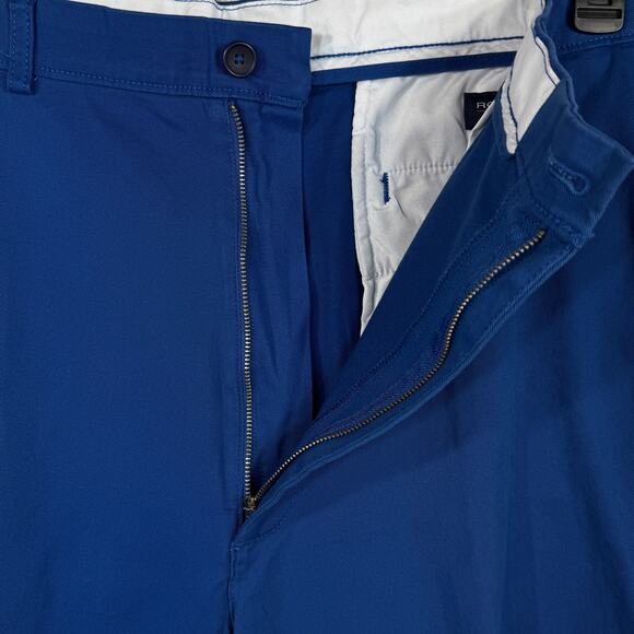 Roundtree & Yorke SZ 46 Casual Shorts Classic Fit Flat Front 9" Inseam Zip-Fly - Picture 4 of 6